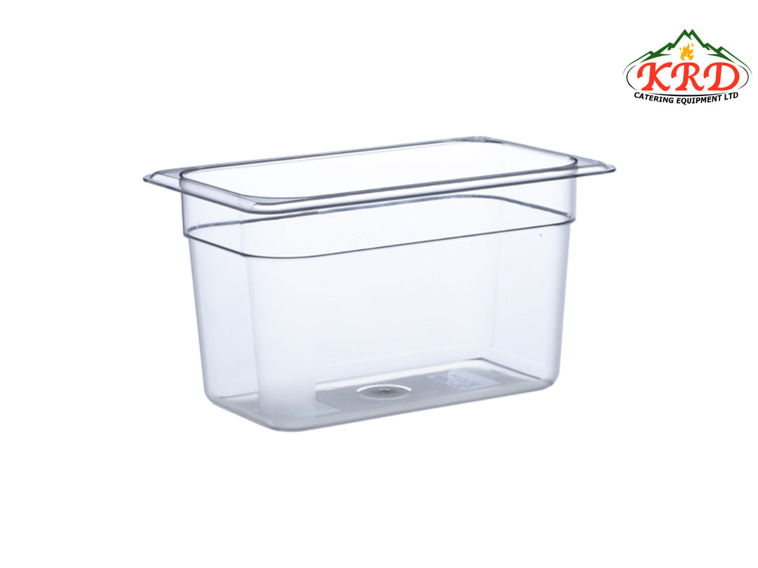 KRD Essentials Polypropylene 1/4Gastronorm Pan 150mm