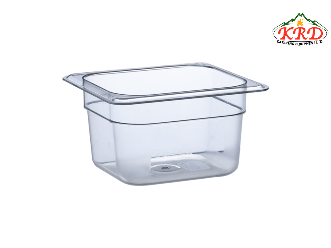 KRD Essentials Polypropylene 1/6 Gastronorm Pan 100mm