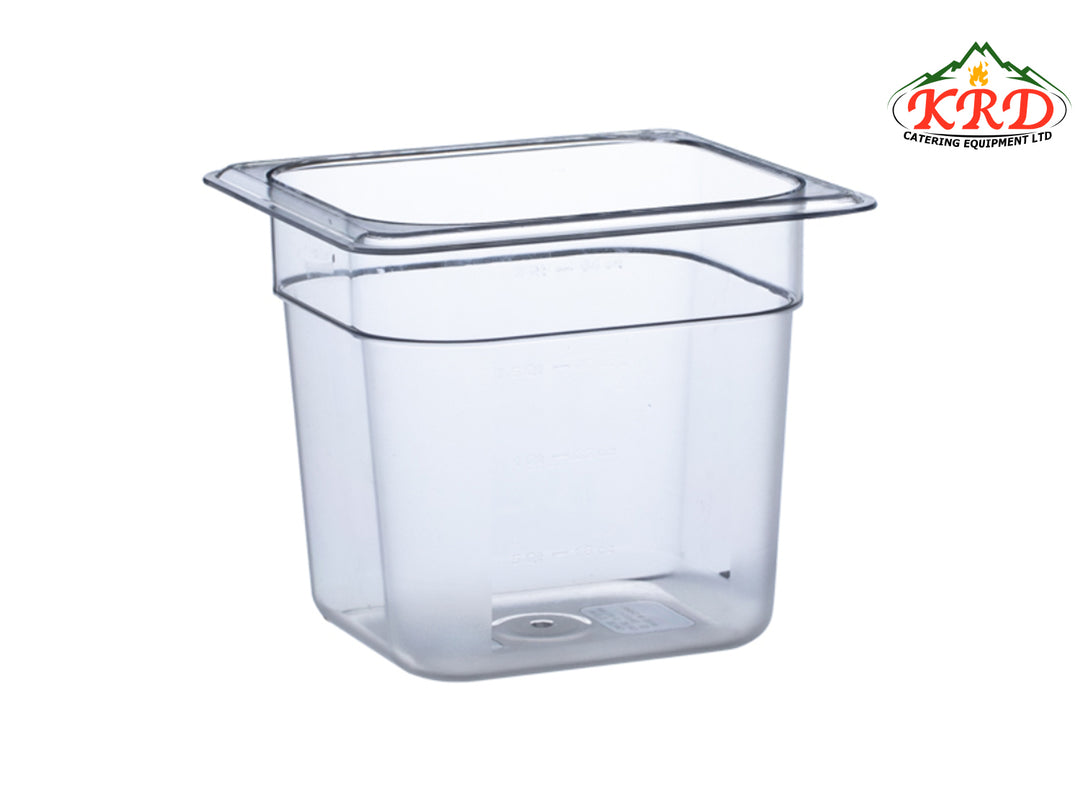 KRD Essentials Polypropylene 1/6 Gastronorm Pan 150mm
