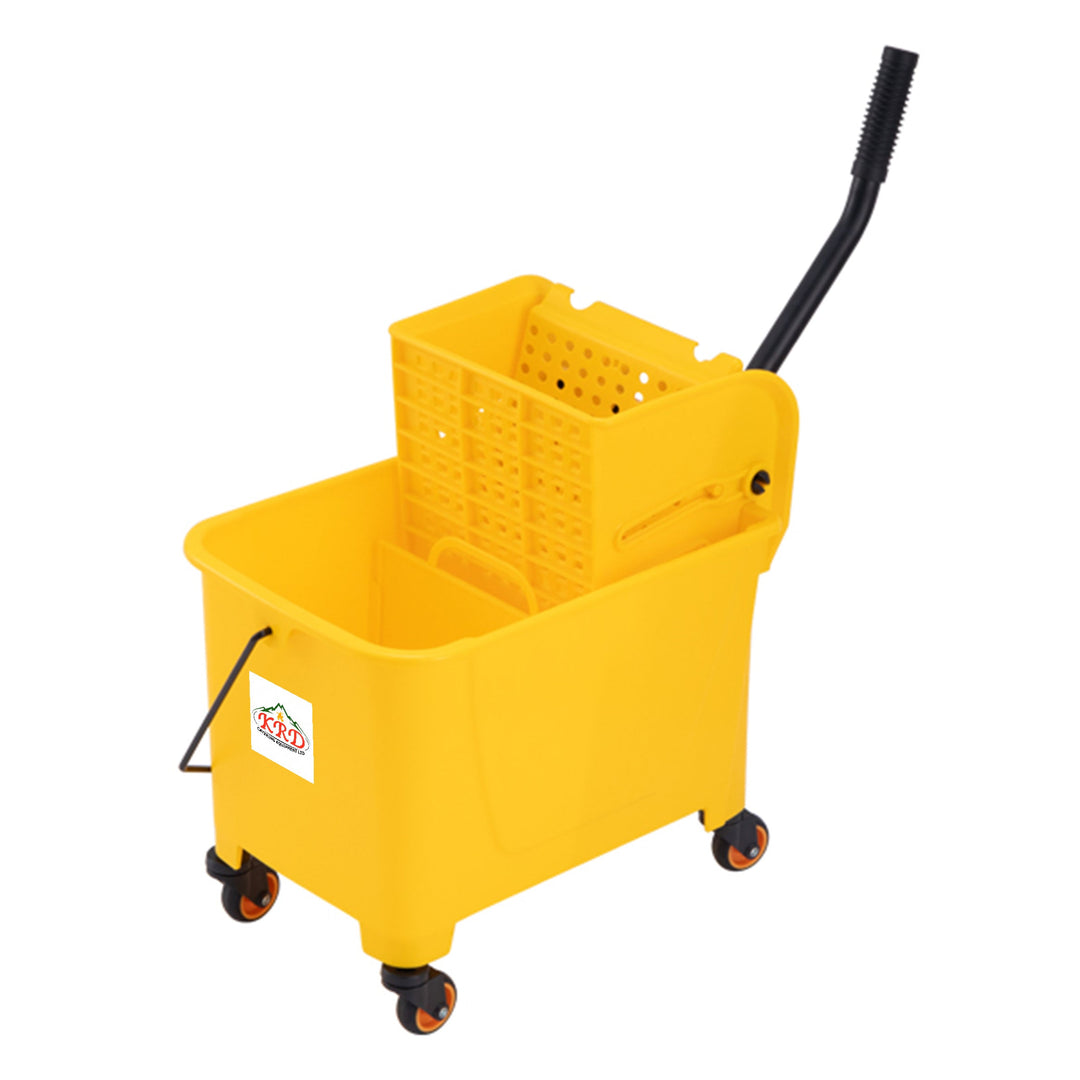 KRD Professional Mop Bucket with Side Press Wringer 34 Litres.HZM-SC603