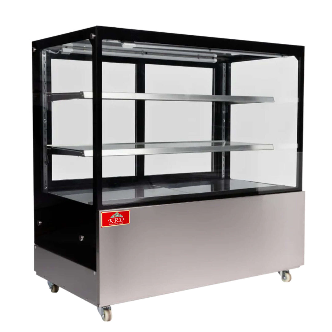 KRD Commercial Display Merchandiser Cake Fridge 580 litres 2 shelves Stainless Steel 1500mm