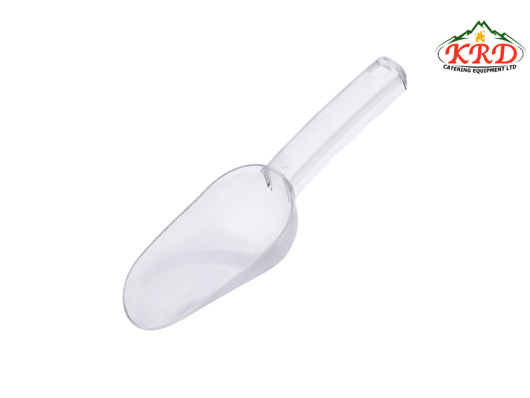 KRD round scoop 12 oz white polyethylene