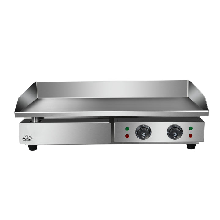 KRD Commercial Griddle Smooth Chrome Plate 730*470*240mm 4.4KW Electric EG820D