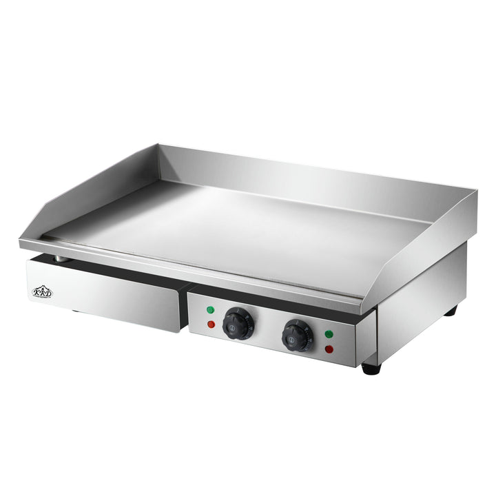 KRD Commercial Griddle Smooth Chrome Plate 730*470*240mm 4.4KW Electric EG820D