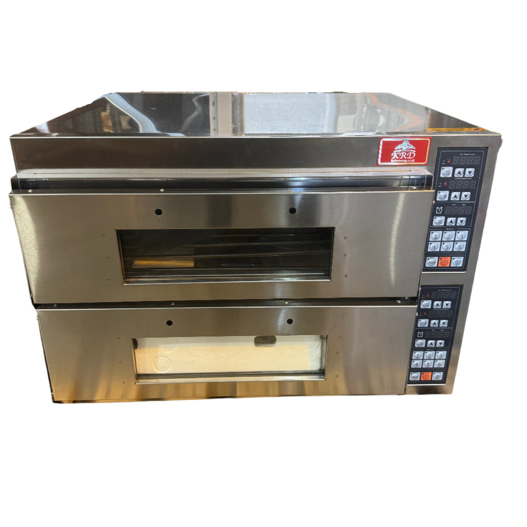 KRD Commercial Double Pizza oven Electric 2 chamber Digital controls 4.5kW HEP2T