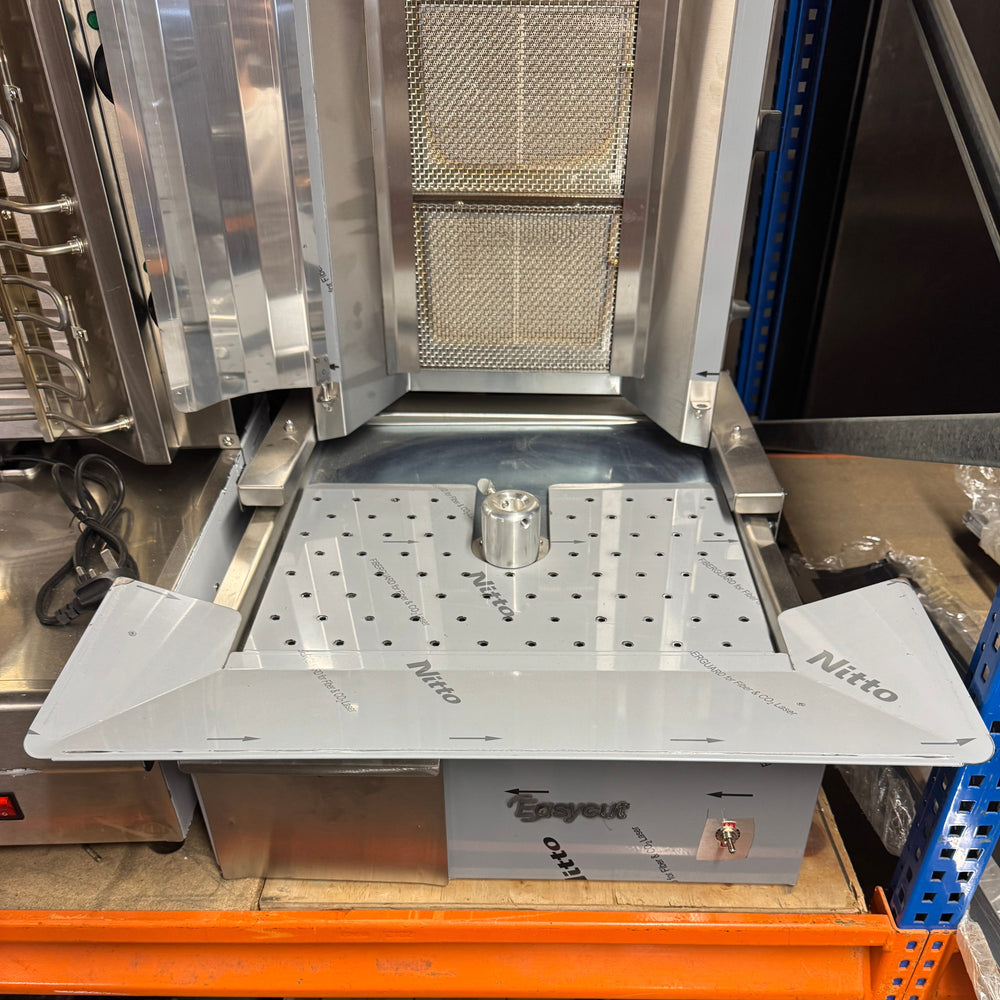Easycut 4 burner Kebab Machine Tray showcasing robust design and heat-resistant features for professional kitchens.