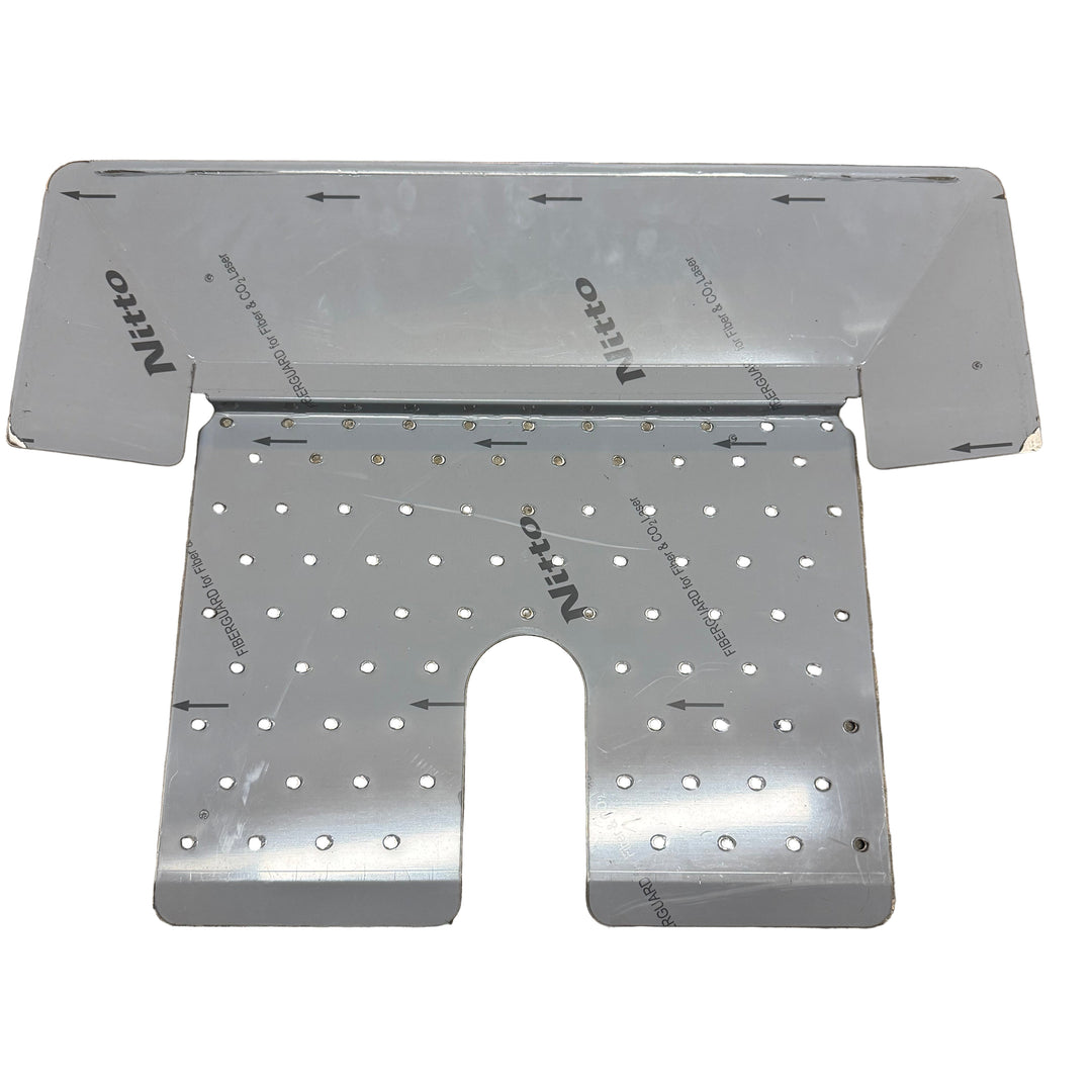 Easycut 4 burner Kebab Machine Tray designed for efficient grilling and cooking with perforated surface.