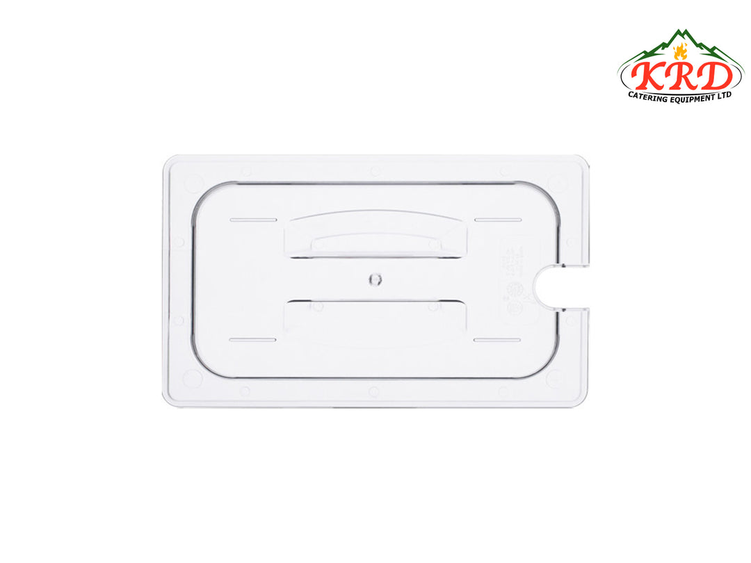 KRD Essentials Polypropylene 1/4 Notched lid