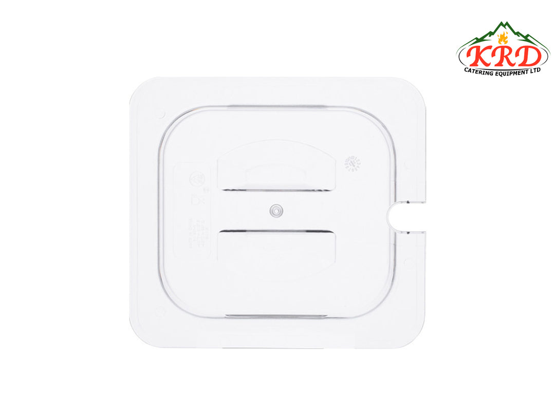 KRD Essentials Polypropylene 1/6 Notched lid