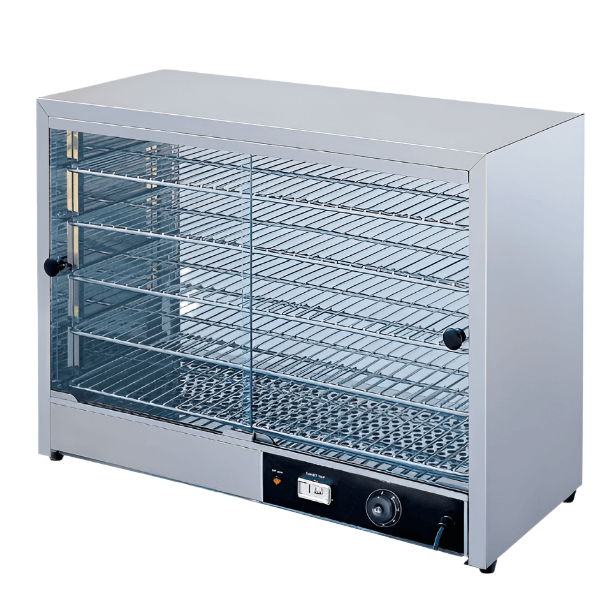 Heated Pie Cabinet Warmer Display 5 shelves control 1500W FW805