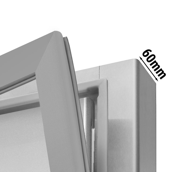 KRD 737ltr Commercial bakery Freezer Stainless steel Upright cabinet Single door 800x600mm Ventilated cooling