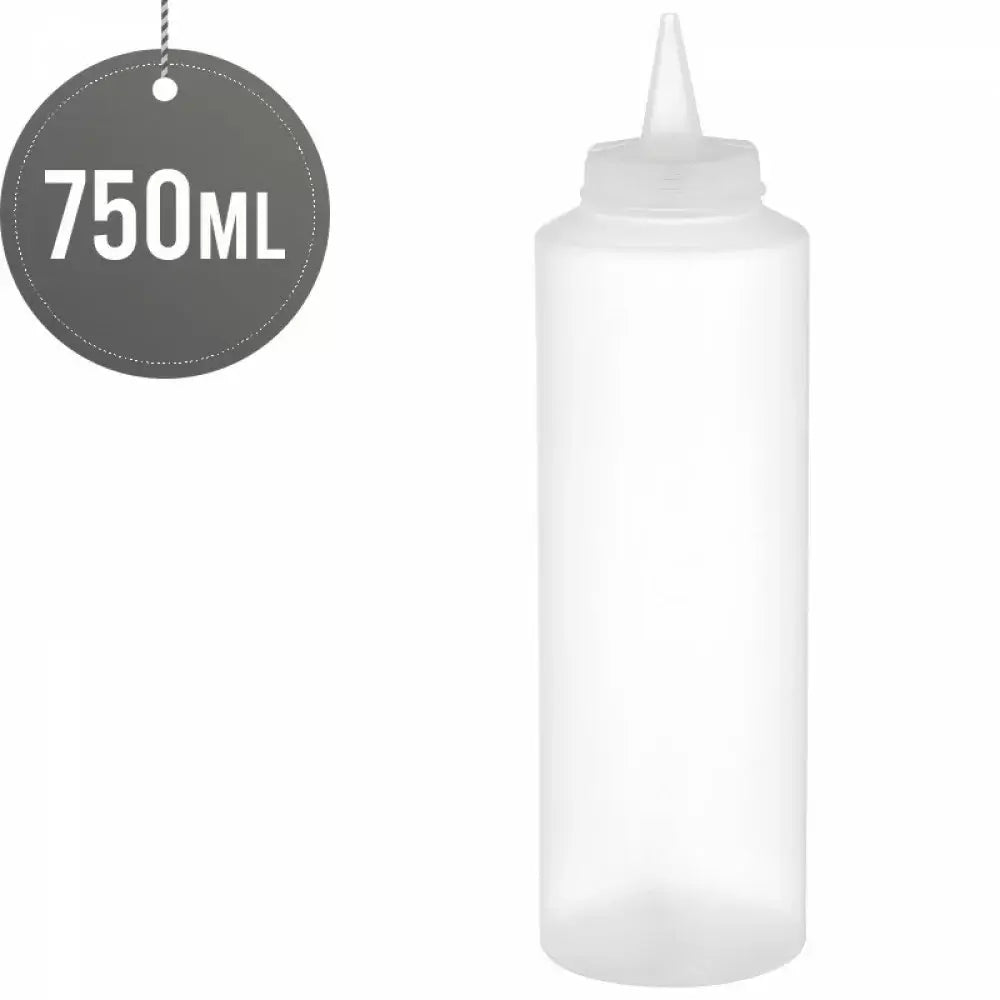 KRD Squeeze Sauce Bottle Clear 750ml (26oz)