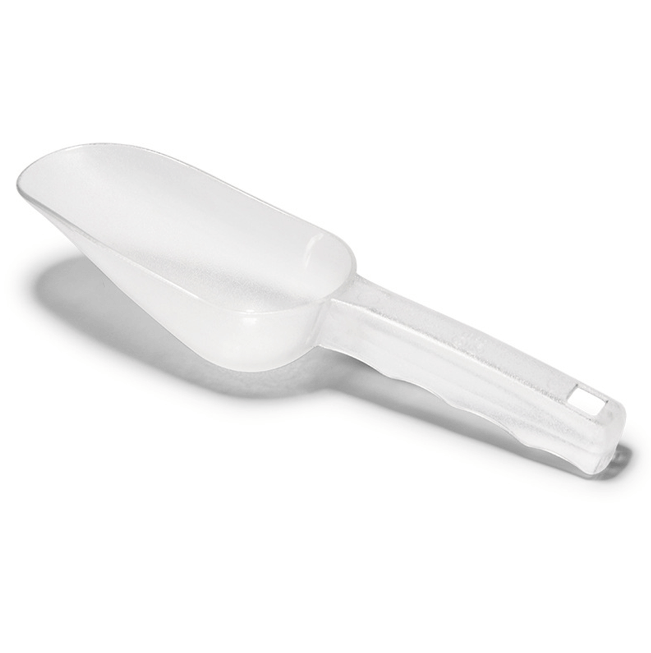 KRD Big Clear Plastic Utility Ice Spoon 16*23cm