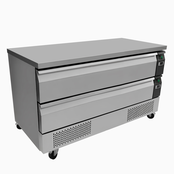 KRD FlexDrawer Counter Fridge & Freezer 1230x700x840mm 6xGN1/1 CBF122