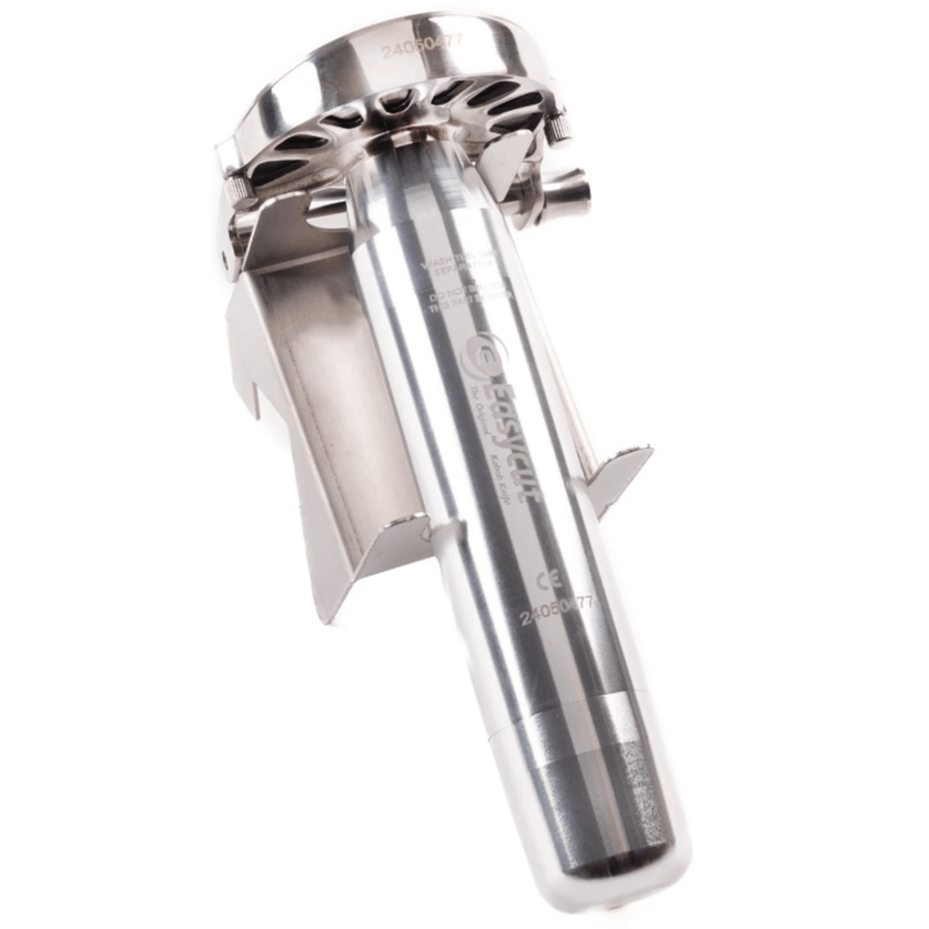 EASYCUT Electric Doner Kebab Meat Slicer stainless steel machine part for heavy daily usage.