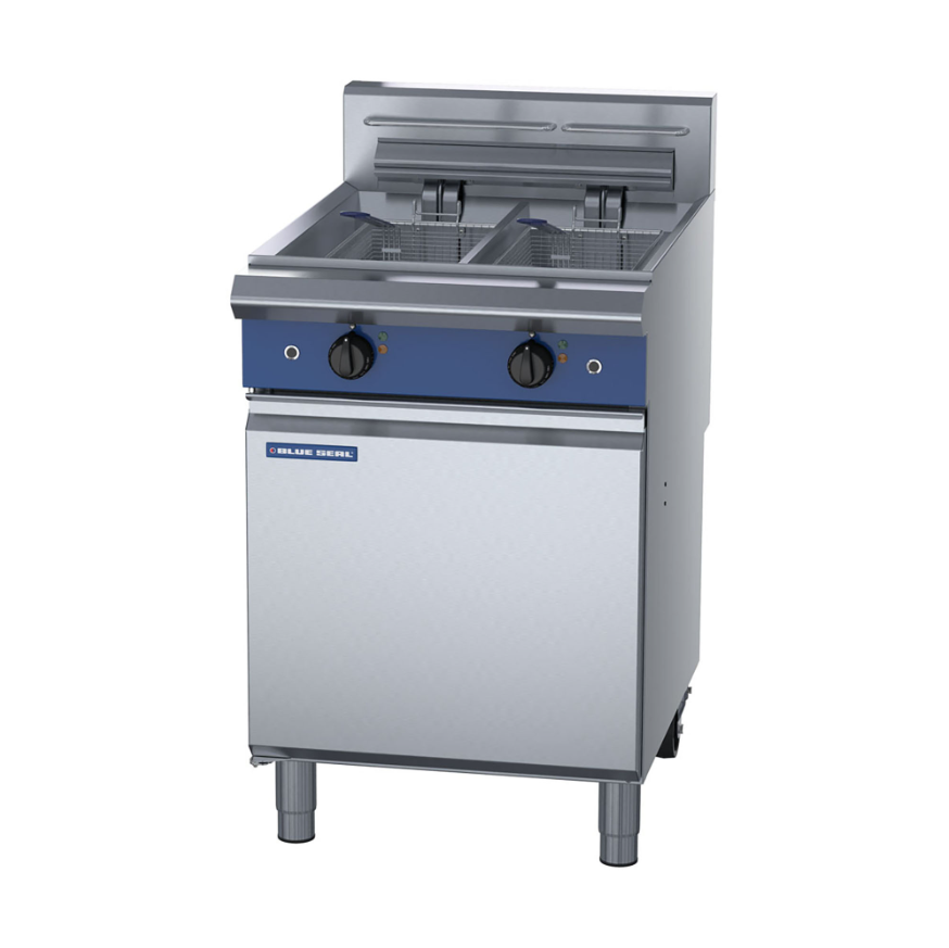 New Blue Seal 600mm Twin Electric Fryer UKE66
