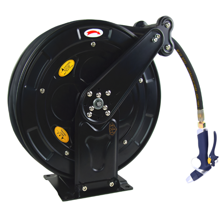 KRD Power Wash Heavy-Duty Wall Mounted High Pressure Washer Hose reel 15m HR003