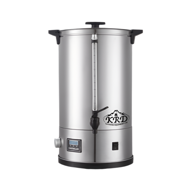 KRD Electric 25L Digital Hot Water Boiler Single Wall Tea Urn KWB25LD
