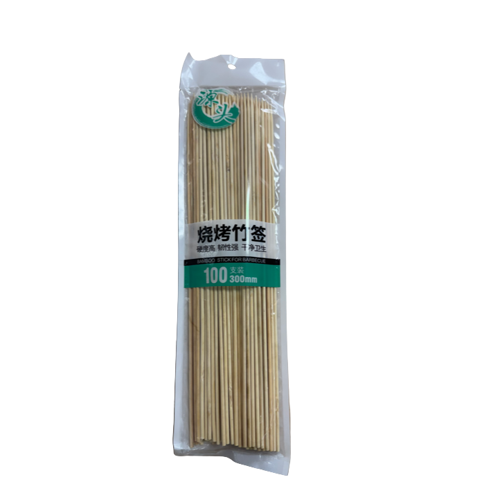 KRD Bamboo BBQ Skewers pack of 100 300mm