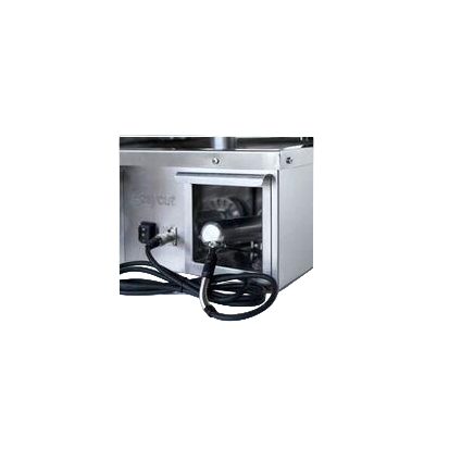 EasyCut 5 Burner Gas Kebab Machine 100kg Capacity I5G showing integrated grease collection drawer and controls.