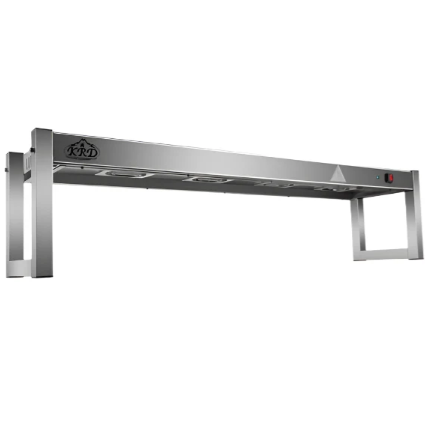 KRD Commercial Quartz Lamp Heating Gantry Single tier 1500mm FWL151 in stainless steel design.
