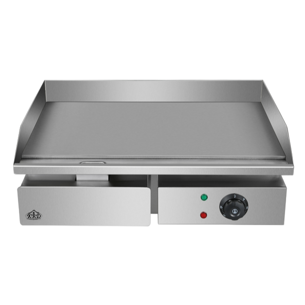KRD Commercial Griddle Smooth Chrome Plate 550*430*240mm 3KW Electric