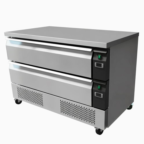 KRD FlexDrawer Counter Fridge & Freezer 905x700x840mm 4xGN1/1 CBF92