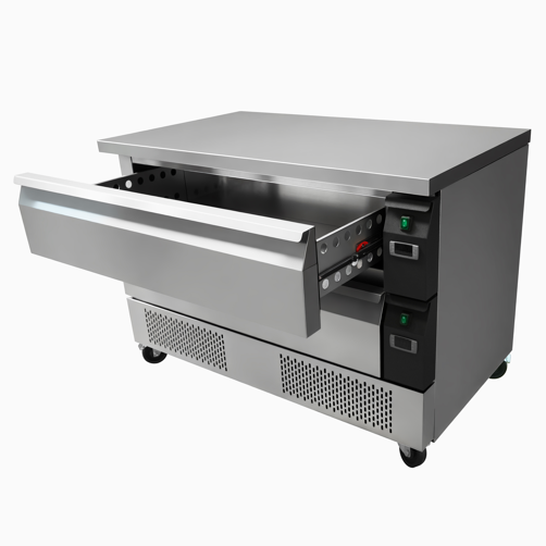 KRD FlexDrawer Counter Fridge & Freezer 905x700x840mm 4xGN1/1 CBF92