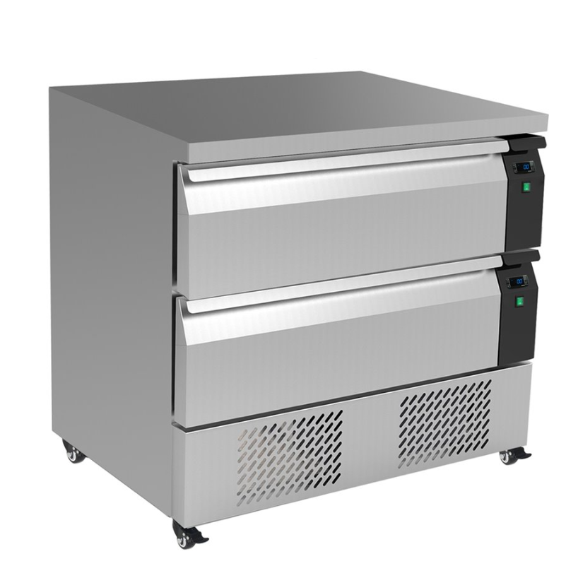 KRD FlexDrawer Counter Fridge & Freezer 905x700x840mm 4xGN1/1 CBF92