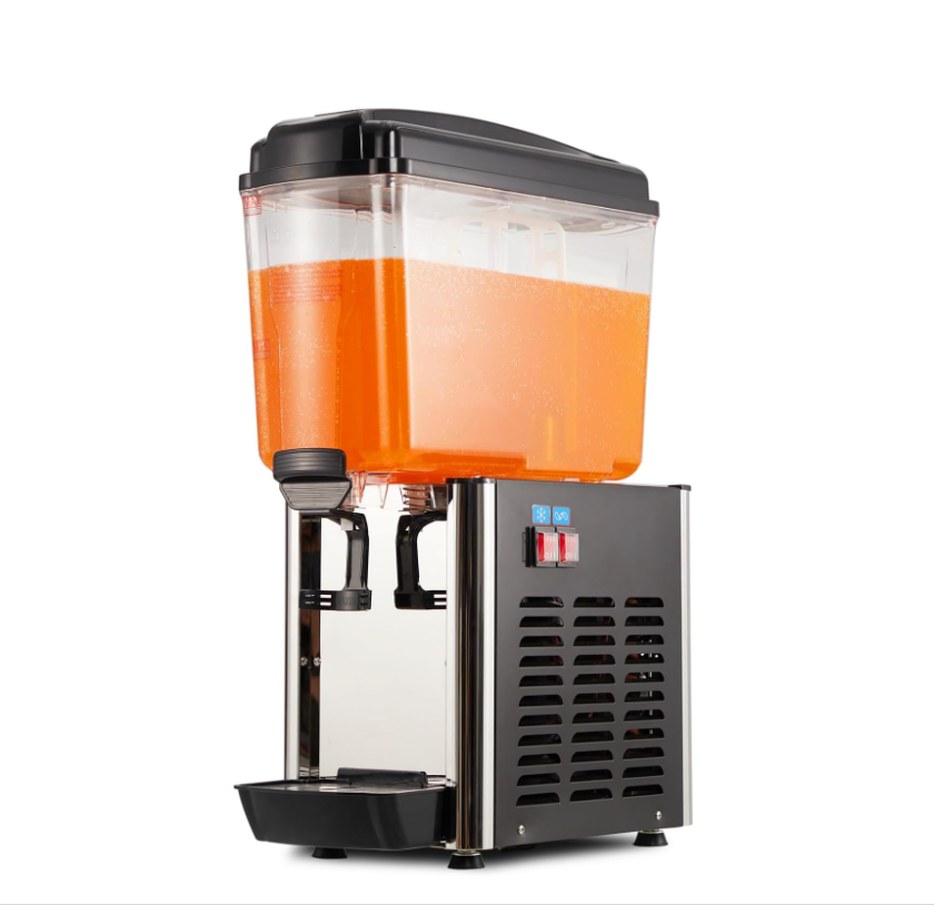 KRD Commercial Single Tank Cold Drinks Juice Dispenser 18 litre