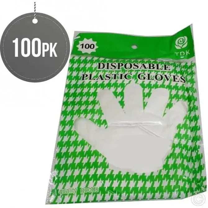 Clear Safe Disposable Gloves 100pack
