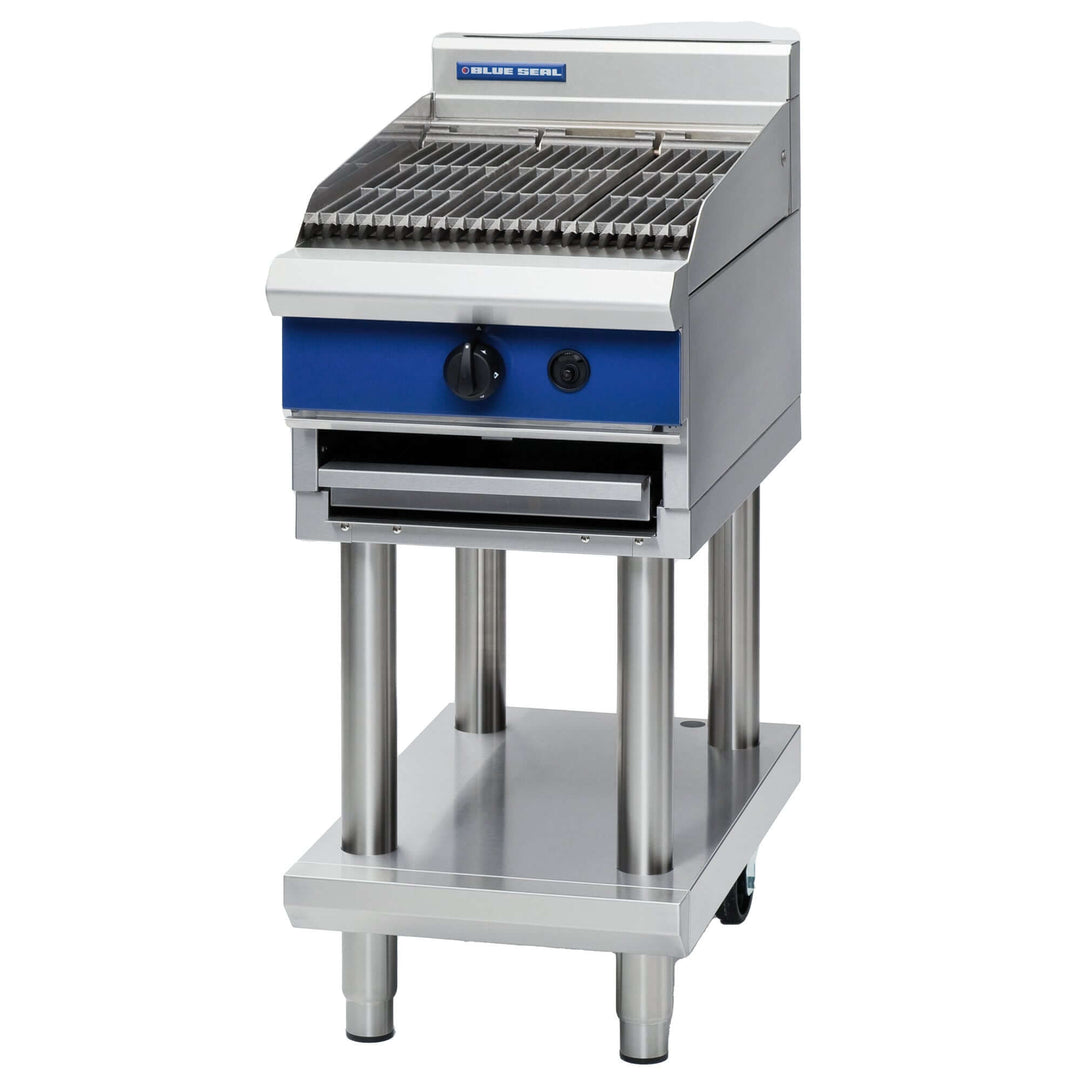 Commercial Blue Seal Evolution Chargrill on Stand Natural Gas G593 -LS