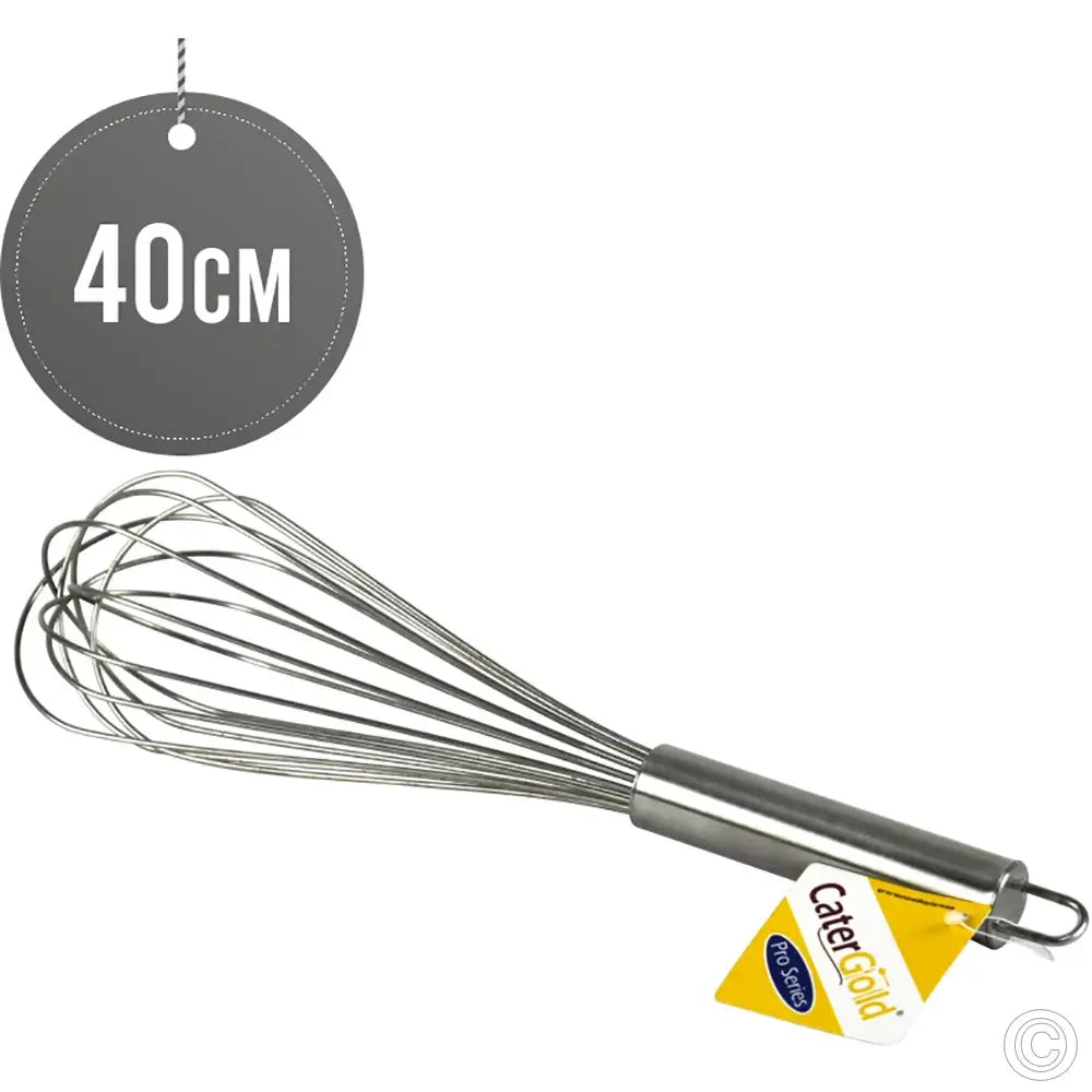 KRD Heavy Duty Pro Whisk Stainless Steel 40cm Ashley Cook