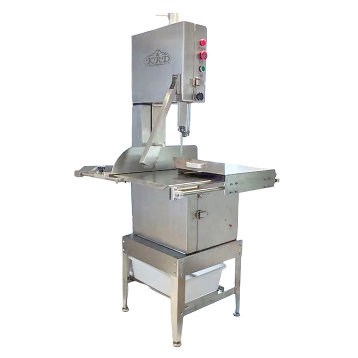 KRD Professional Bone Saw 2400mm heavy duty standing saw made of anodized cast aluminium and stainless steel.