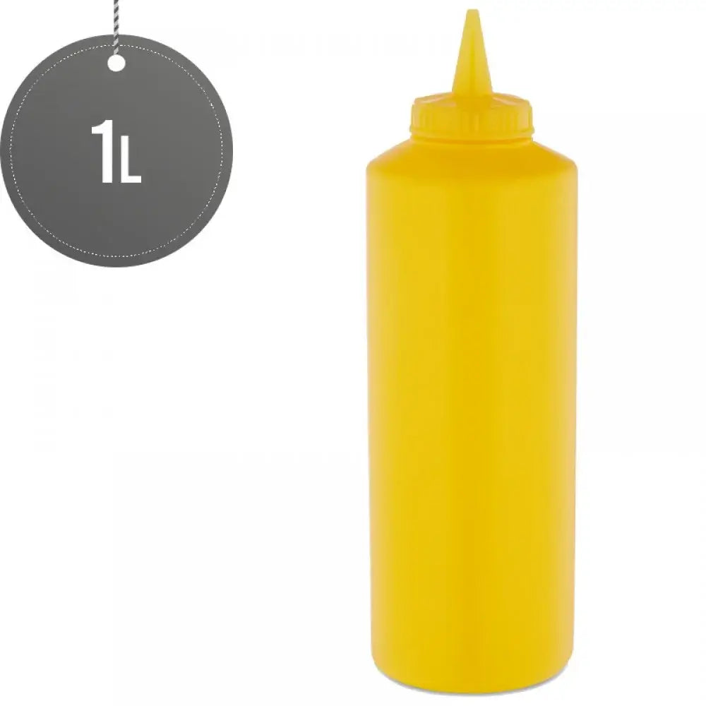 KRD Squeeze Sauce Bottle Yellow 1000ml (35oz)