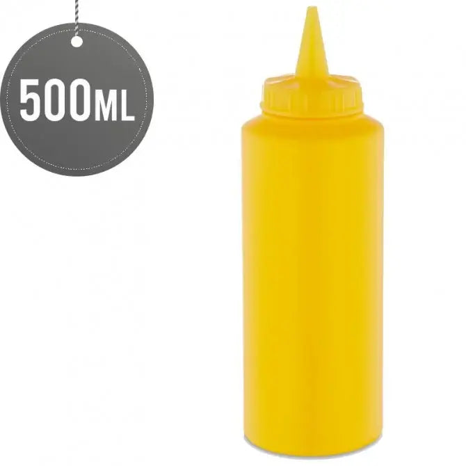 KRD Squeeze Sauce Bottle Yellow 500ml (17oz)