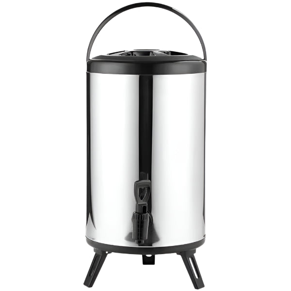 KRD Commercial Double wall Stainless Steel Beverage Dispenser 10 Litres