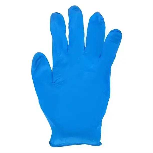 KRD Disposable Nitrile Gloves Blue Medium (Pack of 100)