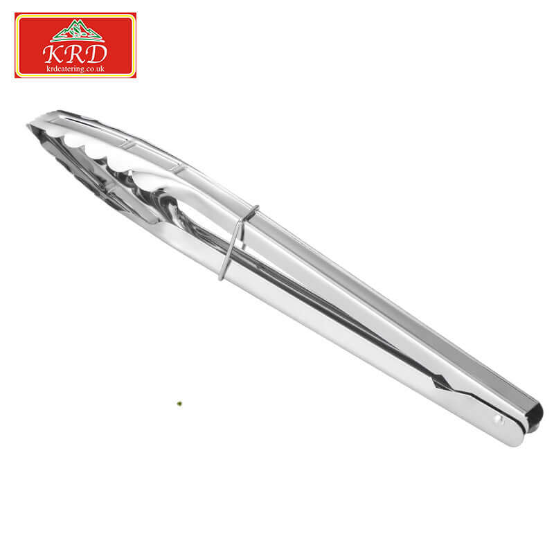KRD 12" Stainless Steel Utility Tongs Clip 30cm