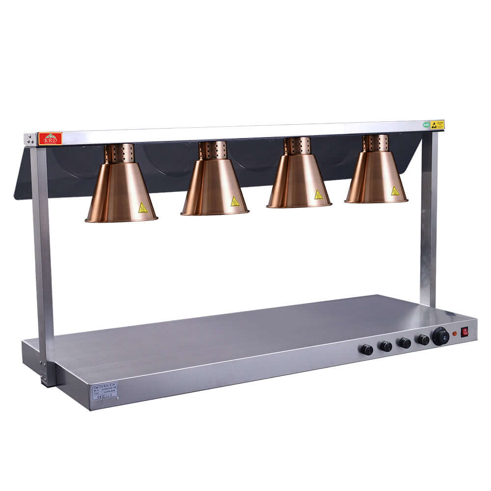 KRD Buffet food warmer with gantry Stainless steel 4 infrared lamps Sn