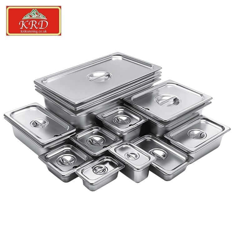 Stainless Steel Gastronorm Containers & Lids