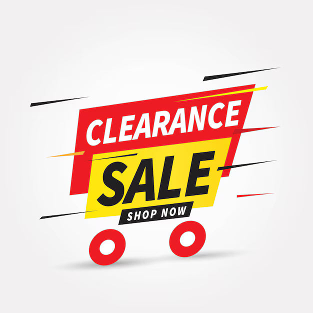 Clearance Sale — Limited stock, biggest savings