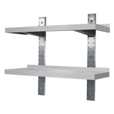 KRD Height Adjustable Wall shelf 2 levels 1000x300x700mm Stainless steel