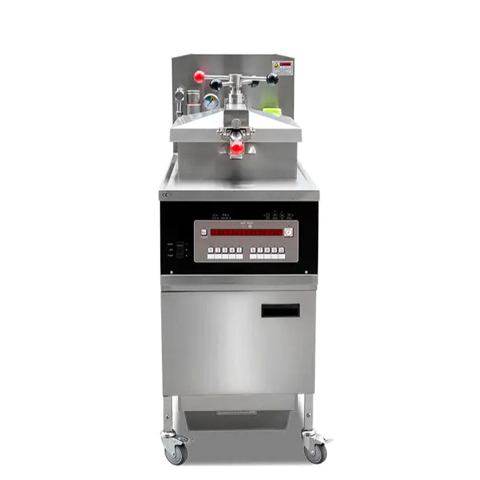 KRD Commercial Natural Gas Chicken Pressure Fryer 25 litres 4 Head PFG800