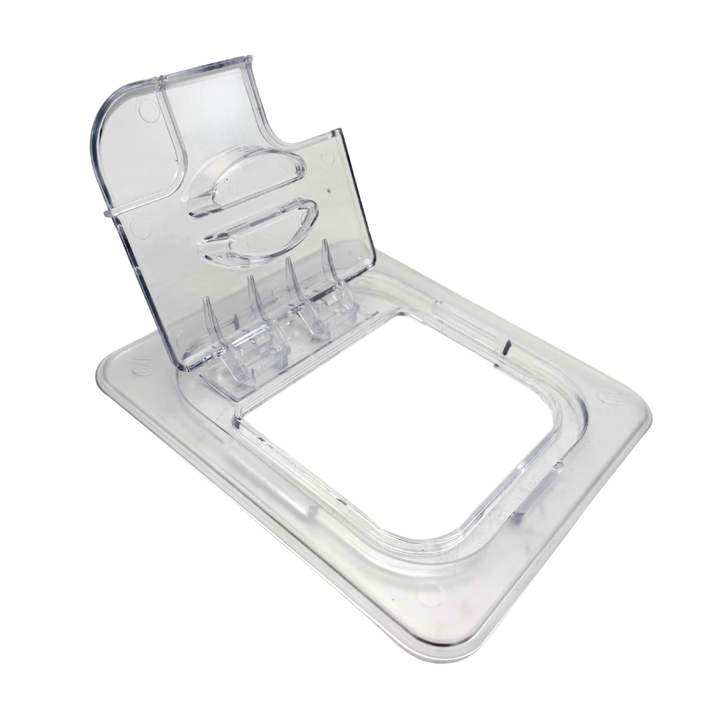 KRD Polycarbonate Gastronorm 1/6 Open Flip Lid