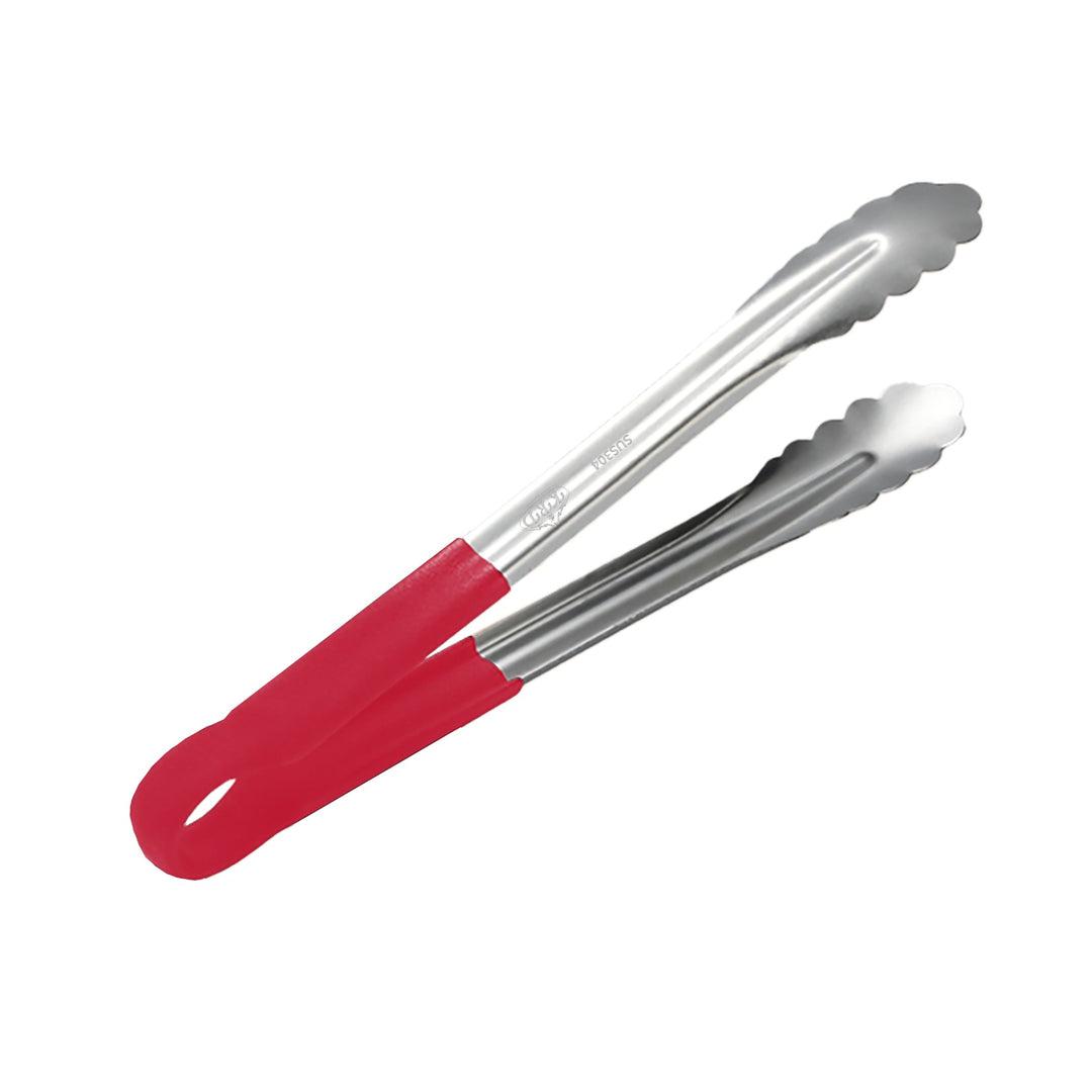KRD Colour Coded Utility Serving Tongs clip 12" 300mm SS304