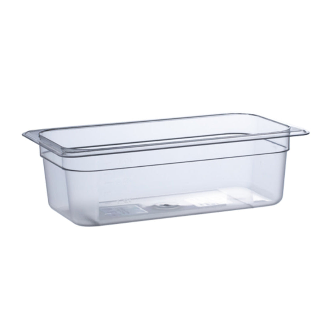 KRD Essentials Polypropylene 1/1 Gastronorm Pan 150mm for safe food storage and hygiene.