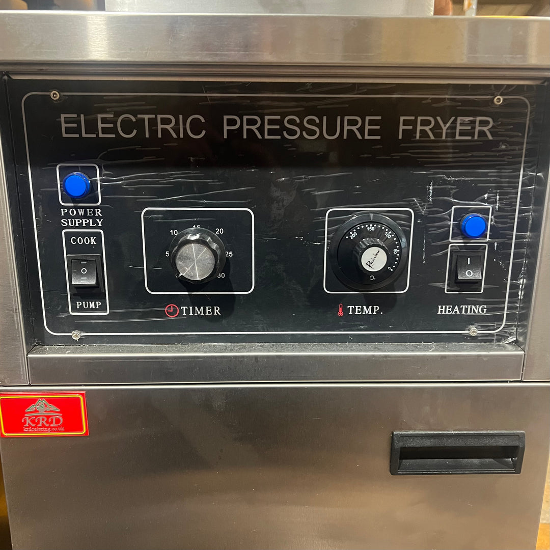 KRD Electric Commercial Pressure Fryer Mechanical Controls 25 litres 12kW 380V YXD25AT Three phase