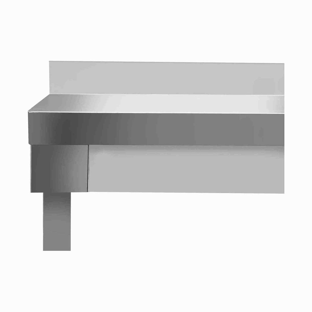 KRD Stainless Steel Work Table Bottom Shelf 600(W)x850(H)x600(D)mm splashback