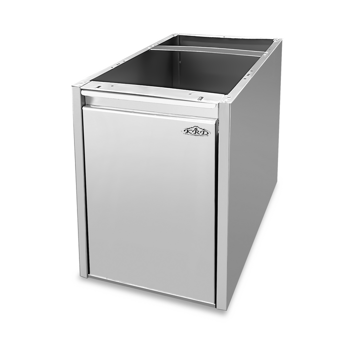 KRD Commercial Waste Bin Soft Close 560x400x555mm Stainless Steel MER46